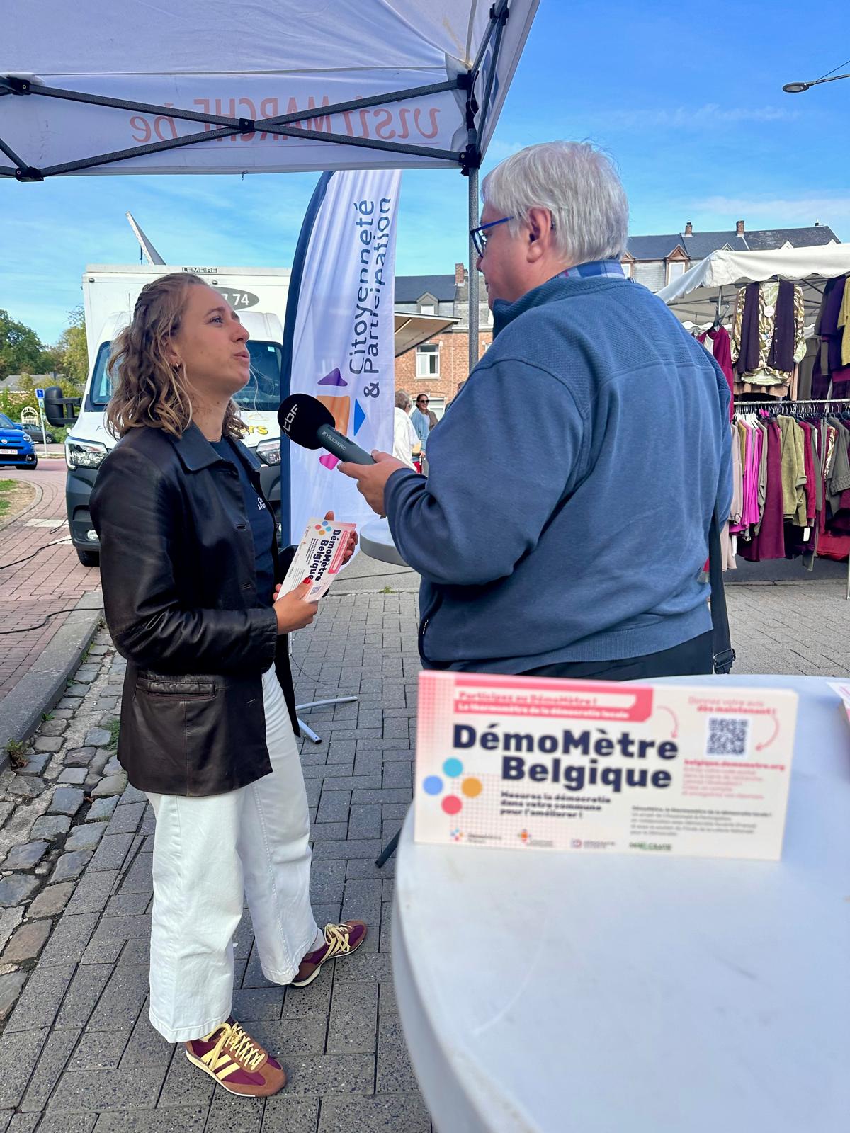Vivacité - A Marche-en-Famenne, les citoyens sont invités à donner leur avis sur le fonctionnement de la démocratie
